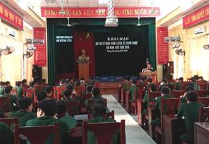 Bộ CHQS tỉnh: khai mạc Hội thi cán bộ huấn luyện kỹ, chiến thuật giỏi năm 2015