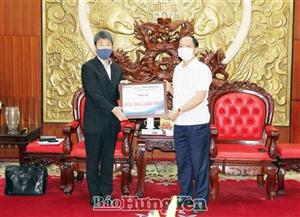 Đồng chí Chủ tịch UBND tỉnh Trần Quốc Văn làm việc với Công ty TNHH Mektec Manufacturing Việt Nam