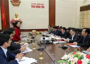 Đoàn công tác của Hội đồng Thi đua - Khen thưởng Trung ương làm việc tại Hưng Yên