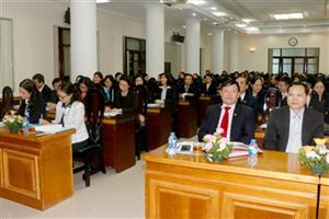 Chủ tịch UBND tỉnh Nguyễn Văn Phóng dự hội nghị triển khai nhiệm vụ năm 2019 của Kho bạc Nhà nước Hưng Yên