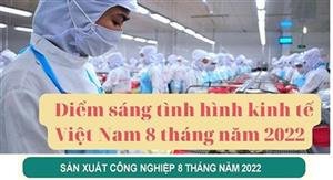 Điểm sáng tình hình kinh tế Việt Nam 8 tháng năm 2022