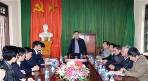 Phó Chủ tịch UBND tỉnh Nguyễn Minh Quang kiểm tra công tác phòng, chống bệnh dịch tả lợn Châu Phi