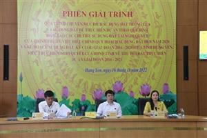 Thường trực HĐND tỉnh: Phiên giải trình về quá trình chuyển mục đích sử dụng đất trồng lúa và sử dụng đất để thực hiện dự án