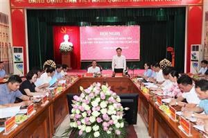 Ban Thường vụ Tỉnh ủy làm việc với Ban Thường vụ Thị ủy Mỹ Hào