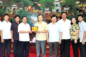 Đoàn công tác Trung ương Hội Nông dân Việt Nam làm việc tại Hưng Yên