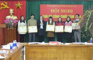 Ban Tuyên giáo Tỉnh ủy Hưng Yên: Hội nghị cán bộ công chức năm 2018