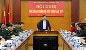 Ngày 20.2, Hưng Yên tổ chức lễ giao, nhận quân năm 2019