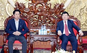 Chủ tịch UBND tỉnh Nguyễn Văn Phóng làm việc với Công ty TNHH Kyocera Việt Nam