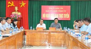 Hưng Yên dự hội nghị giao ban trực tuyến ngành tổ chức xây dựng Đảng