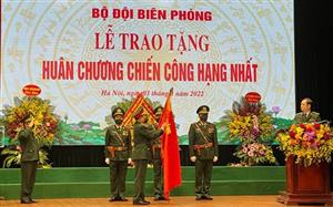 Bộ đội Biên phòng đón nhận Huân chương Chiến công hạng Nhất