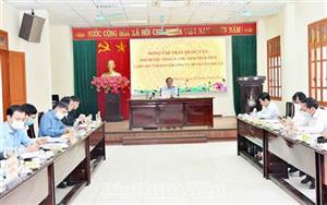 Đồng chí Trần Quốc Văn, Phó Bí thư Tỉnh ủy, Chủ tịch UBND tỉnh làm việc với Ban Thường vụ Huyện ủy Phù Cừ