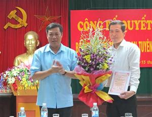 Công bố quyết định bổ nhiệm chức danh Phó trưởng Ban Tuyên giáo Tỉnh ủy