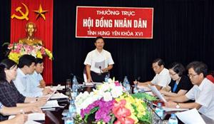 Thống nhất dự kiến nội dung, chương trình kỳ họp thứ hai, HĐND tỉnh Hưng Yên khoá XVI