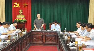 Đoàn công tác của Ban Tổ chức Trung ương làm việc tại Hưng Yên