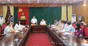 Ban Tuyên giáo Trung ương khảo sát công tác tuyên truyền phục vụ Đại hội lần thứ XII của Đảng tại Hưng Yên