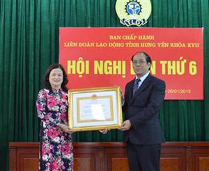 LĐLĐ tỉnh Hưng Yên: Triển khai nhiệm vụ 2015