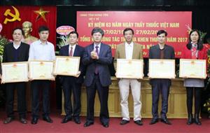 Sở Y tế Hưng Yên kỷ niệm 63 năm Ngày Thầy thuốc Việt Nam