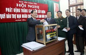 Hưng Yên: Phát động tháng cao điểm vận động xây dựng Quỹ bảo trợ nạn nhân chất độc da cam