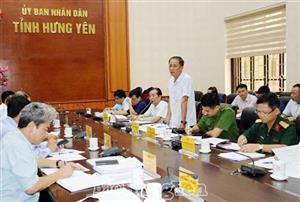 Đoàn kiểm tra của Ban Chỉ đạo quốc gia về phòng, chống thiên tai làm việc tại tỉnh