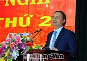 Hội nghị lần thứ 29 Ban Chấp hành Đảng bộ tỉnh khóa XVIII