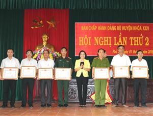 BCH Đảng bộ huyện Phù Cừ khoá XXV tổ chức Hội nghị lần thứ 2