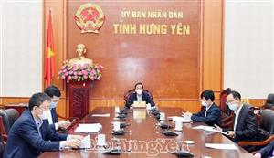 Hưng Yên dự hội nghị trực tuyến về công tác quy hoạch
