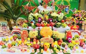 Dịch vụ làm mâm cỗ Trung thu hút khách