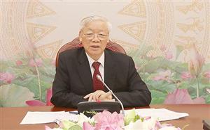 Tổng Bí thư, Chủ tịch nước Nguyễn Phú Trọng điện đàm với Chủ tịch CPP, Thủ tướng Cam-pu-chia Hun Xen