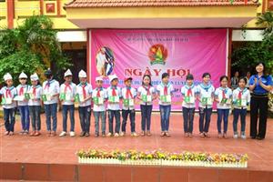 Hội đồng Đội huyện Khoái Châu tổ chức Ngày hội “Công nhận chuyên hiệu Rèn luyện đội viên” chào mừng 75 năm ngày thành lập Đội TNTP Hồ Chí Minh