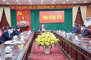 Lấy ý kiến một số nội dung hợp tác giữa Hưng Yên với Sơn La