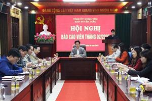 Hội nghị báo cáo viên tháng 2