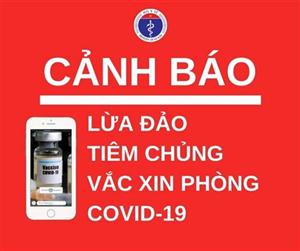 Cảnh báo lừa đảo tiêm chủng vắc xin ngừa COVID-19