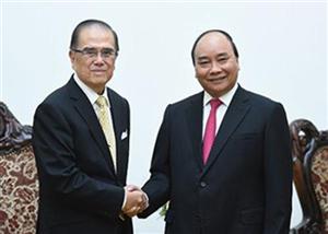 Thủ tướng tiếp cựu Chủ tịch Thượng viện Malaysia