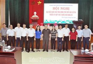 Đoàn đại biểu Quốc hội tỉnh tiếp xúc cử tri các huyện Phù Cừ, Tiên Lữ