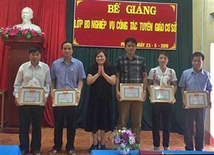 Phù Cừ tổ chức Lớp bồi dưỡng nghiệp vụ công tác Tuyên giáo cơ sở năm 2018