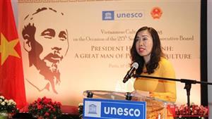 Kỷ niệm 35 năm UNESCO tôn vinh Chủ tịch Hồ Chí Minh tại Pháp