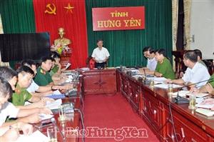 Hưng Yên: Họp bàn tổ chức Ngày hội toàn dân bảo vệ an ninh Tổ quốc năm 2022