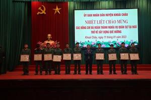 Quan tâm hỗ trợ đào tạo nghề, tạo việc làm cho bộ đội xuất ngũ