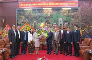 Các cơ quan, đơn vị, địa phương chúc mừng Tỉnh uỷ nhân kỷ niệm 87 năm Ngày thành lập Đảng