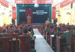 Bộ Chỉ huy quân sự tỉnh tổ chức hội nghị triển khai nhiệm vụ quý II/2015