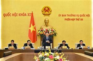 Khai mạc Phiên họp thứ 55 của UBTVQH