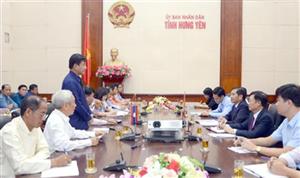 Đoàn đại biểu huyện A – nu – vong (Lào) thăm và làm việc tại Hưng Yên
