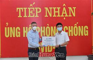 Hỗ trợ hơn 2.000 phần sản phẩm ngũ cốc và đồ uống dinh dưỡng cho thị xã Mỹ Hào