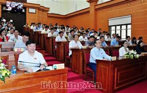 Bế mạc kỳ họp thứ chín - HĐND tỉnh khóa XVI