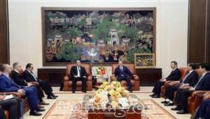 Đồng chí Bí thư Tỉnh ủy Đỗ Tiến Sỹ tiếp và làm việc với Phó Thủ tướng Chính phủ nước Cộng hòa Belarus