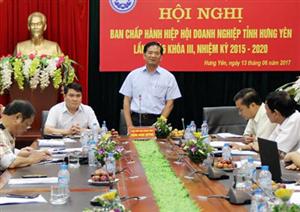 Hiệp hội Doanh nghiêp tỉnh triển khai công tác 6 tháng cuối năm