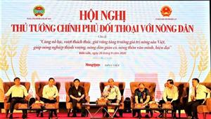 Thủ tướng Nguyễn Xuân Phúc chủ trì hội nghị đối thoại với nông dân lần thứ 3