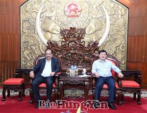 Tập đoàn HCL (Ấn Độ) khảo sát đầu tư tại Hưng Yên