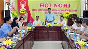 Hưng Yên: Giao ban Thường trực HĐND tỉnh và Thường trực HĐND các huyện, thành phố