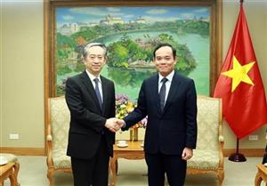 Phó Thủ tướng Trần Lưu Quang tiếp Đại sứ Trung Quốc